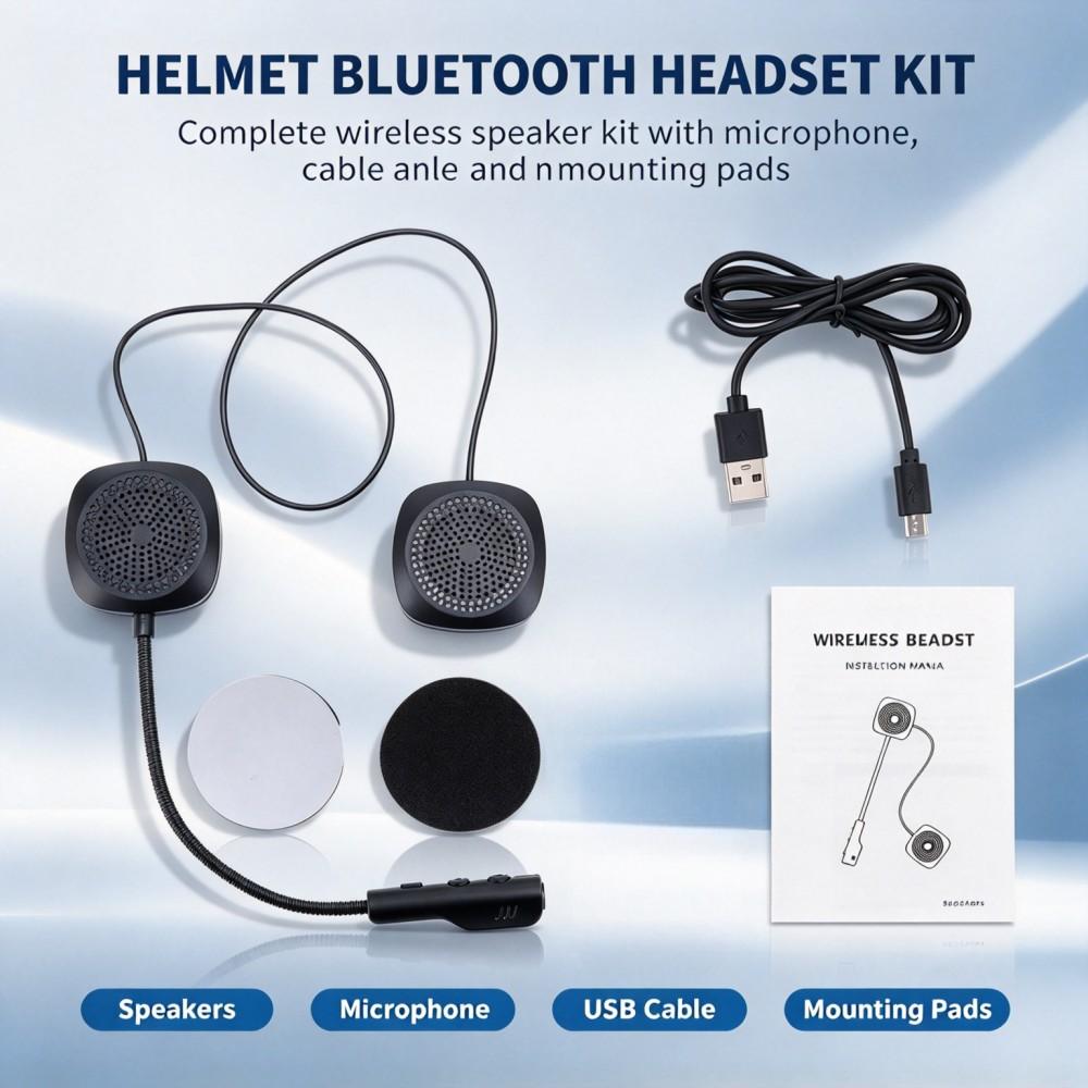 Headset Bluetooth untuk Helm M - Speakers ulasan dan harga