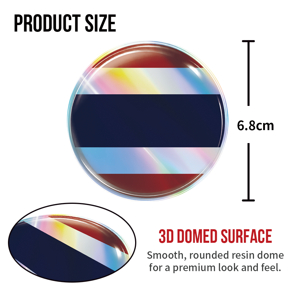 Stiker Resin 3D Bendera Thaila - Laptops ulasan dan harga