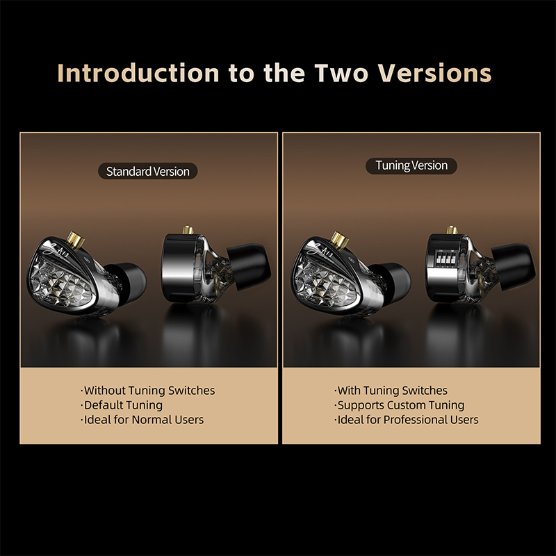 KZ ZA12 earphone Hybrid, Heads - Planar Magnetic Iem Earphones ulasan dan harga