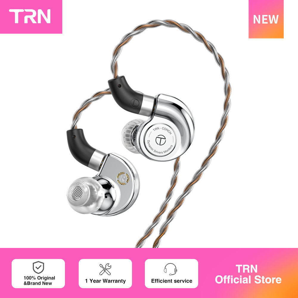 TRN Conch Earphone Lucky Bag,  - Type C Wired Earphones With Mic ulasan dan harga