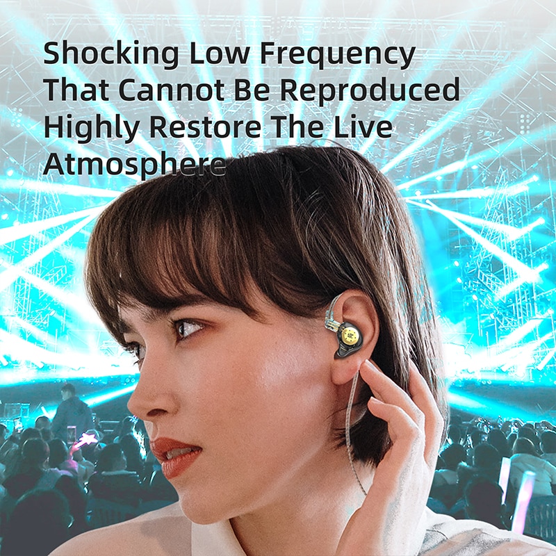 KZ EDX PRO earphone dinamis, e - In Ear Monitors For Singers ulasan dan harga