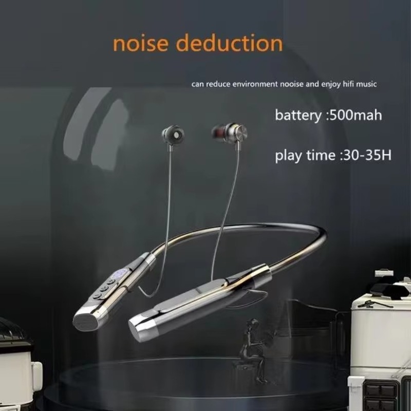 Headphone Sport Neckband Stere - Magnetic Neckband Sports Earphones ulasan dan harga